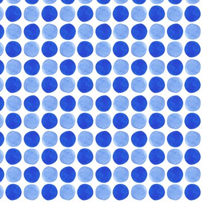 Blue polka dot