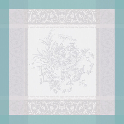 Скатерть Garnier Thiebaut Jardin de la Reine Celadon (174 x 304 см)