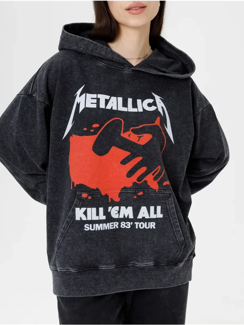 Худи PARABOLA Metallica оверсайз варенка для мужчин и женщин
