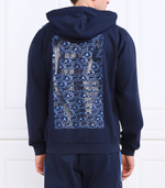 Худи EA7 - голубой(3RPM55 PJ05Z)