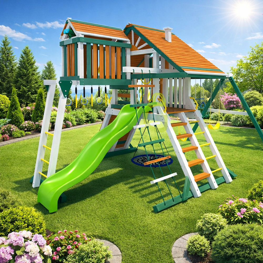 Детская площадка IgraGrad Крепость Фани Делюкс мод.1