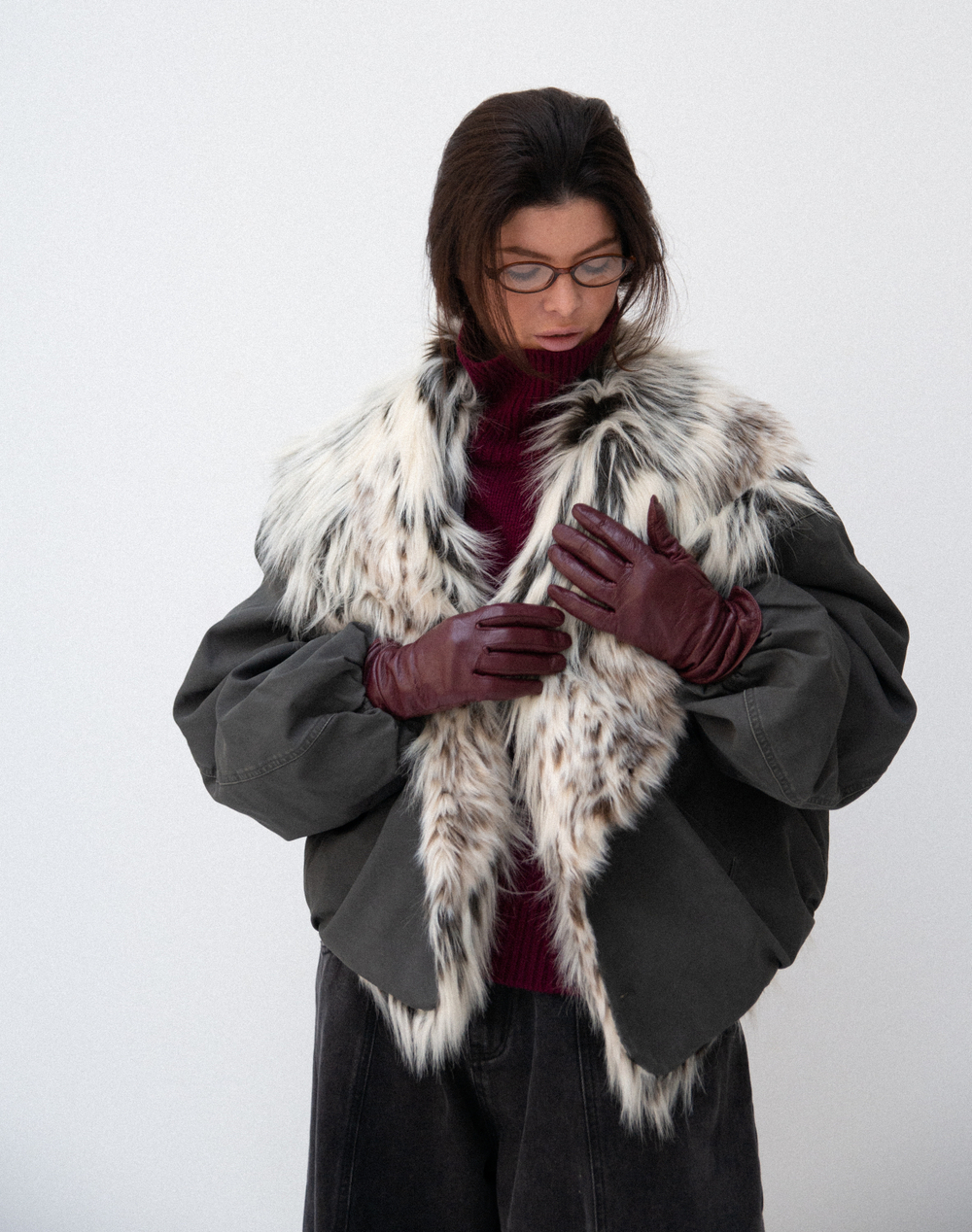 Куртка с эко-мехом FINN