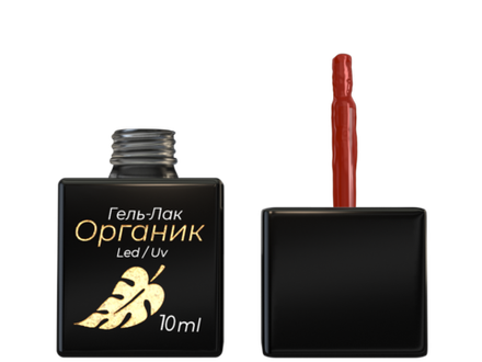 Гель-лак Органик Алый,ОПЦИЯ