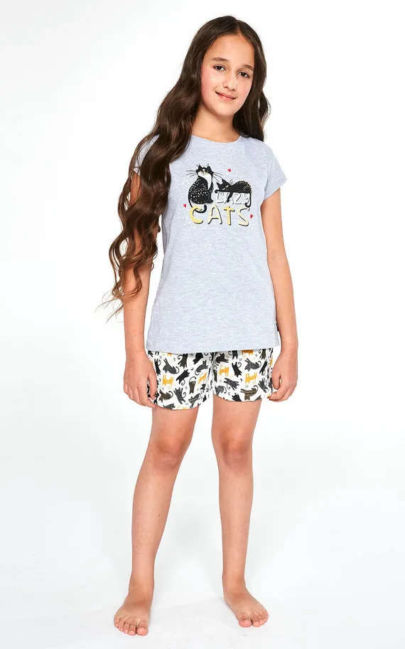 787/788 CATS Пижама для девочек с шортами