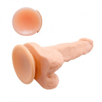 Фаллоимитатор с ротацией и пультом управления Barbara (17×3,7 см)