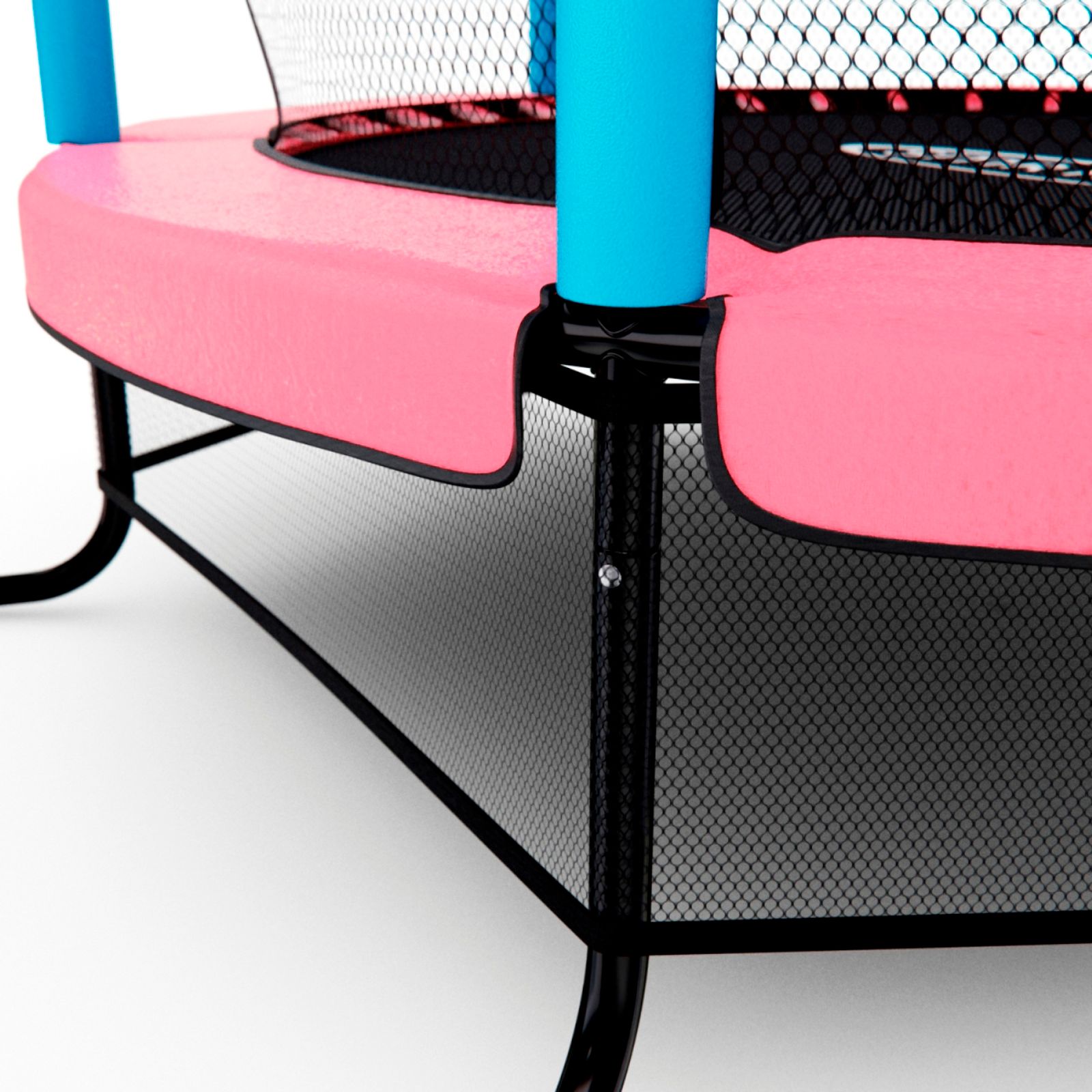 Батут детский DFC SMRKIDS 55" с сеткой, PINK фото №4