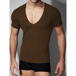 Мужская футболка коричневая Doreanse 2820
