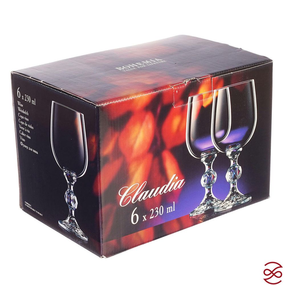 Набор бокалов Crystalite Bohemia 230мл (6 шт)