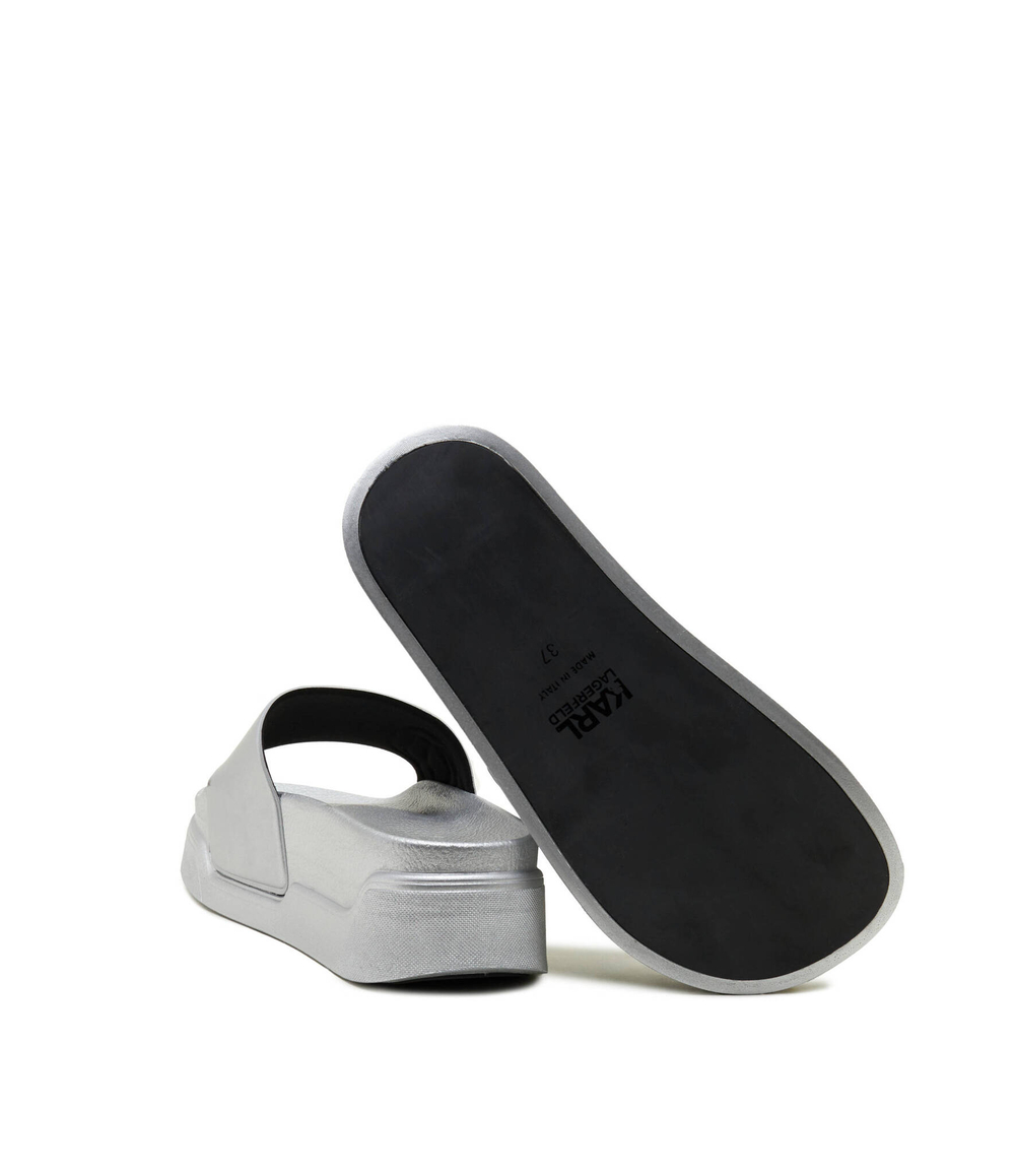 Шлепанцы KONDOMINIUM Karl Lagerfeld - серебряный(KL88808N)