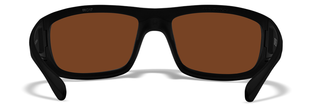 Очки Wiley X WX OMEGA Matte Black CAPTIVATE™ Polarized Bronze Mirror