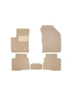 Коврики в салон для KAIYI E5 2022- седан, 5шт. (текстиль, бежевые) KLEVER0412400122112KH