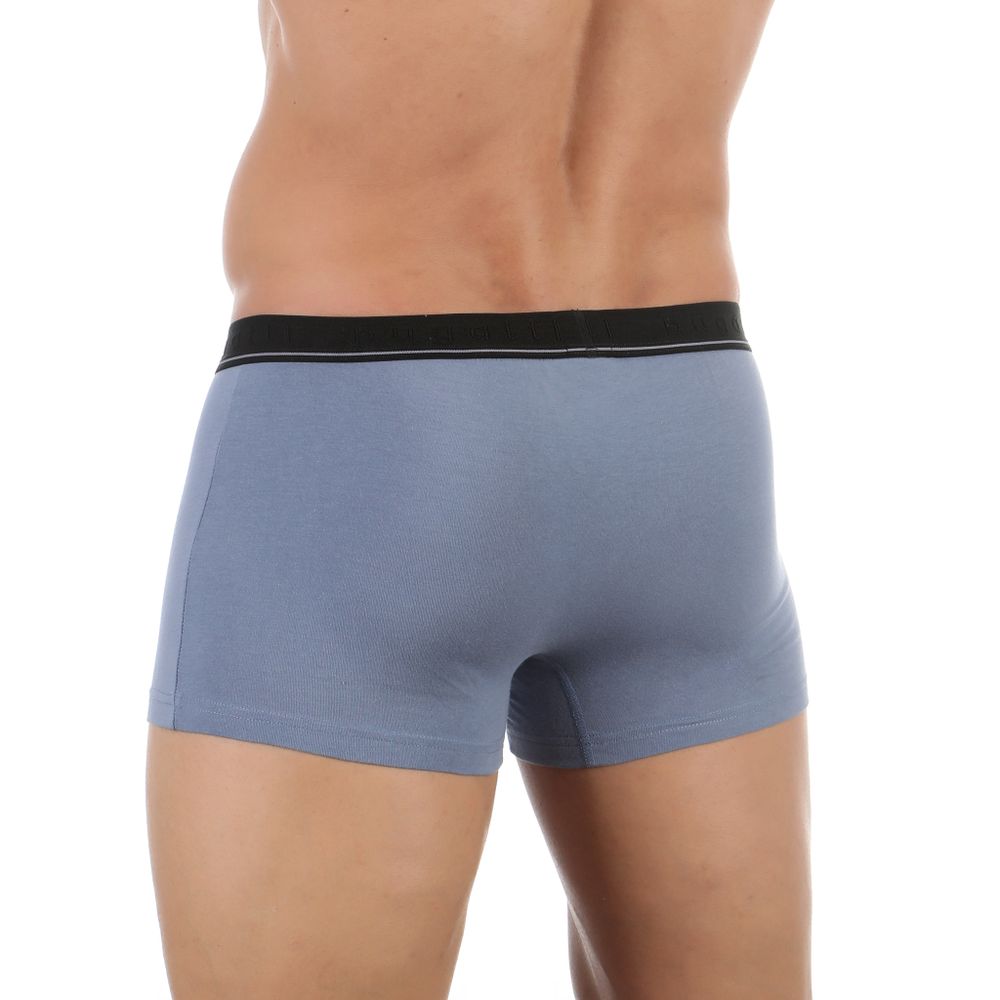 Мужские трусы боксеры (голубые, черные в полоску) набор из 2-х штук BUGATTI 50036/6061 633