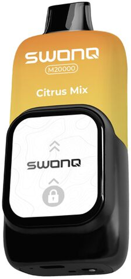 Набор Swonq M20000 с картриджем Citrus Mix - Цитрусовый микс 20000 затяжек 18мг (1,8%)