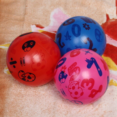 Мяч 22 см «Цифра» (50гр), микс