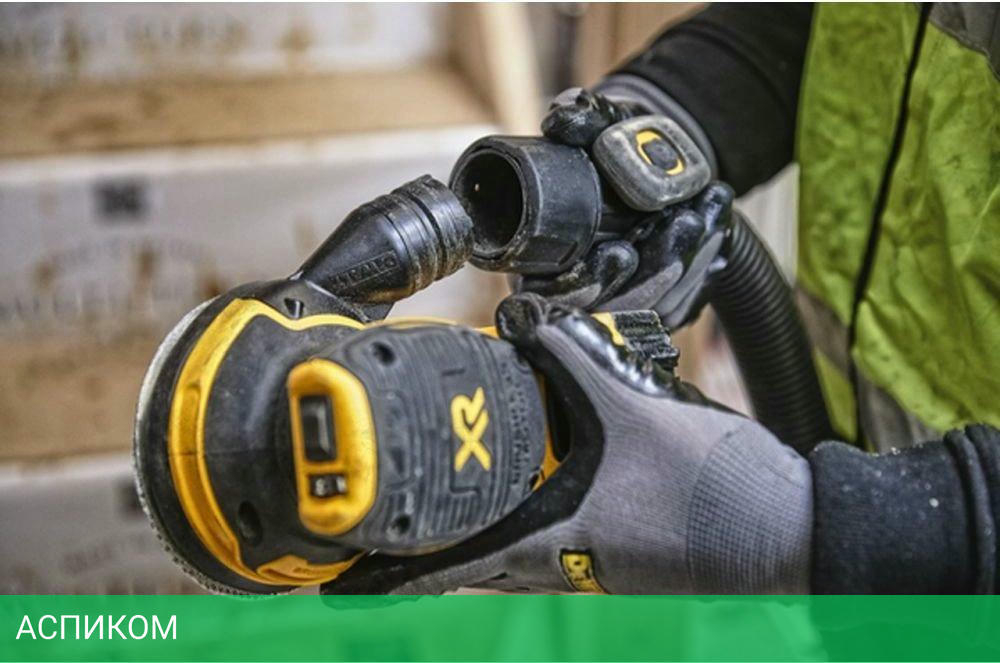 Эксцентриковая шлифмашина DeWalt DCW210NT-XJ кейс