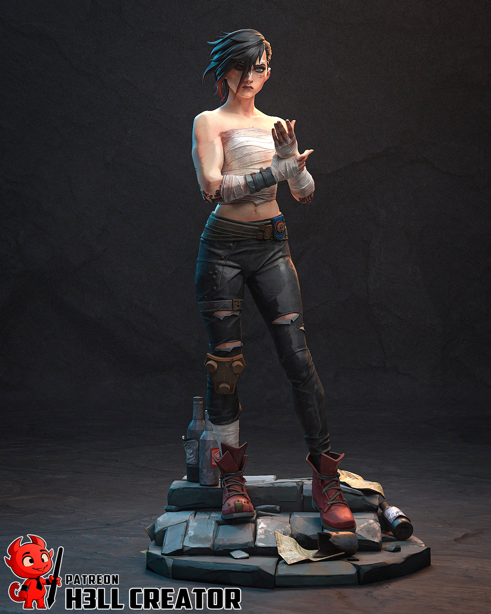 Вай Аркейн Vi Arcane League of Legends