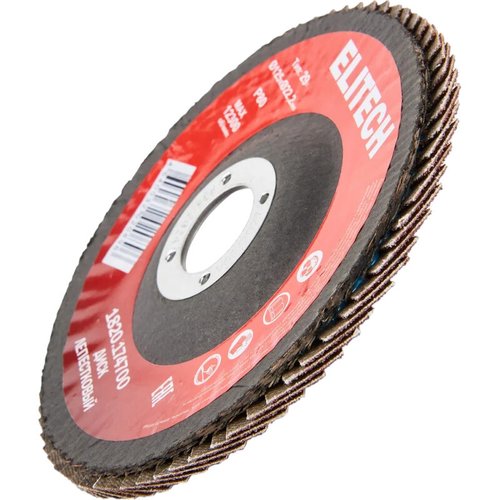 Диск лепестковый ELITECH 125х22мм К80