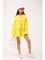 Костюм летний двойка с шортами и рубашкой