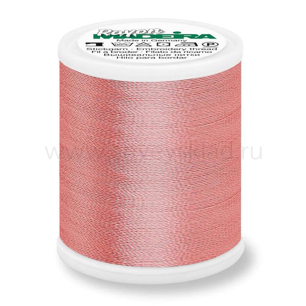 Нитки вышивальные вискоза Madeira Rayon №40, 200 м, цв. 1020, 9840, 5 катушек