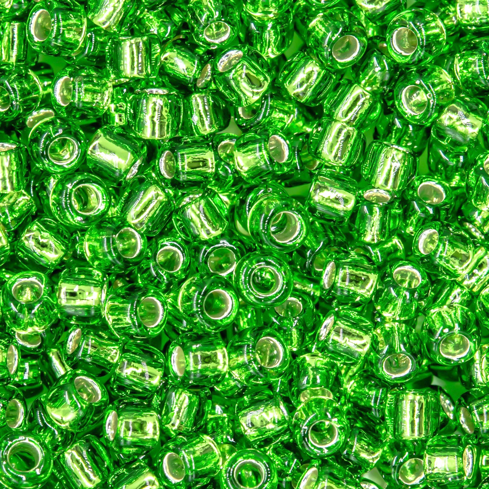 Японский бисер TOHO Round 8/0 (№27), с внутренним серебрением, прозрачный