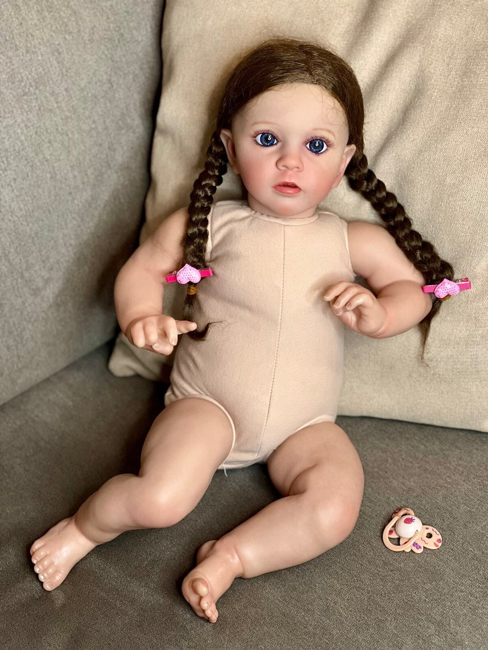 Кукла Реборн мягконабивная 60см в пакете (FA-141)