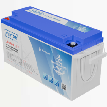 Аккумулятор VEKTOR BATTERY LFP 25,6-100 MARINE Series Smart BMS 100A (Bluetooth 4.0)