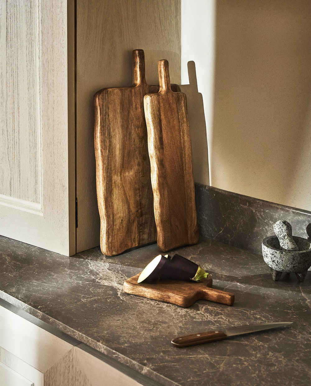Zara Home разделочная доска из дерева, цвет бежевый, 25 см · 4216/754