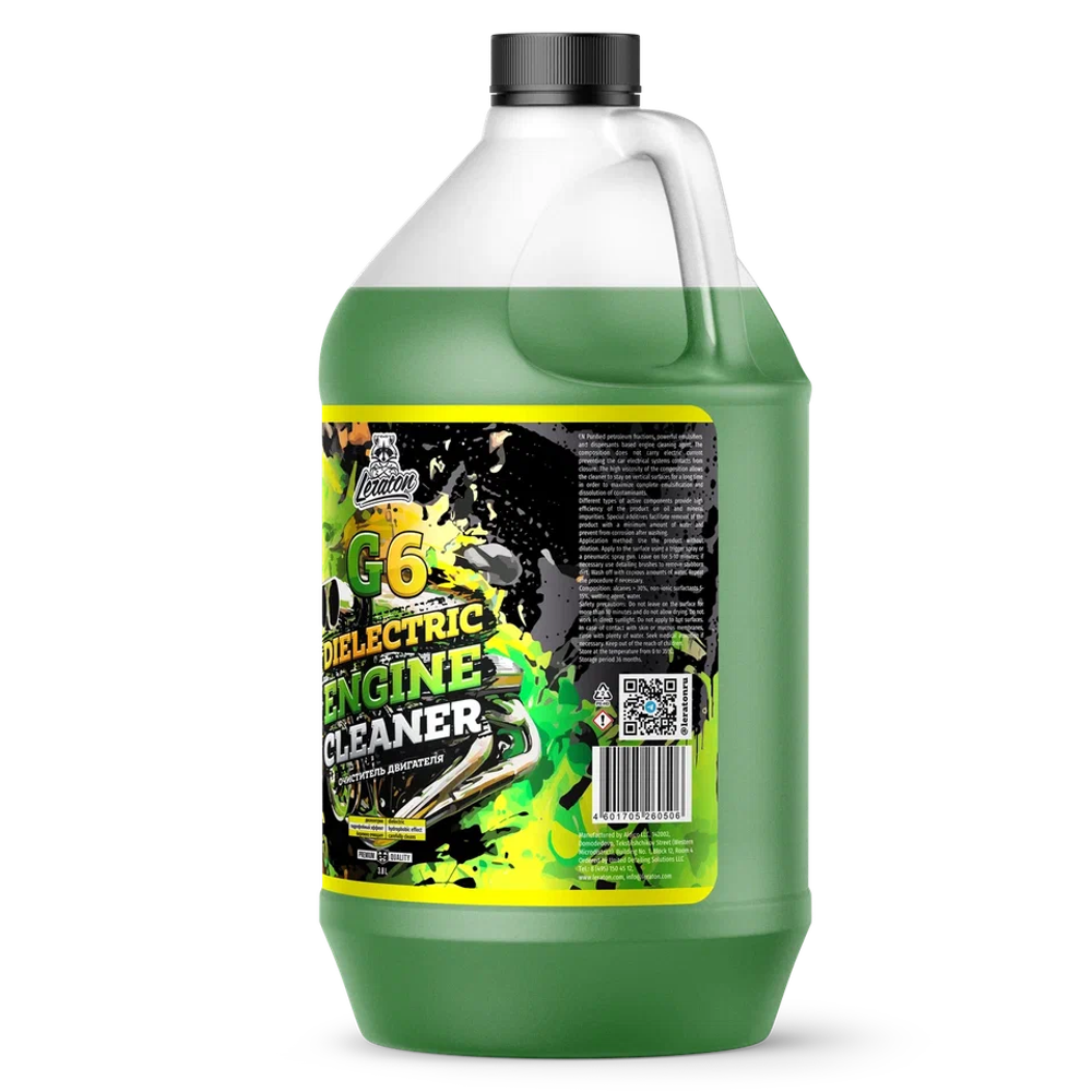LERATON Очиститель двигателя, диэлектрик G6 3,8 л.