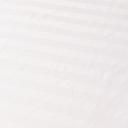 Простыня Страйп Сатин Однотонный Отель белый 100% хлопок на резинке 3x3 RR3CTH03716030