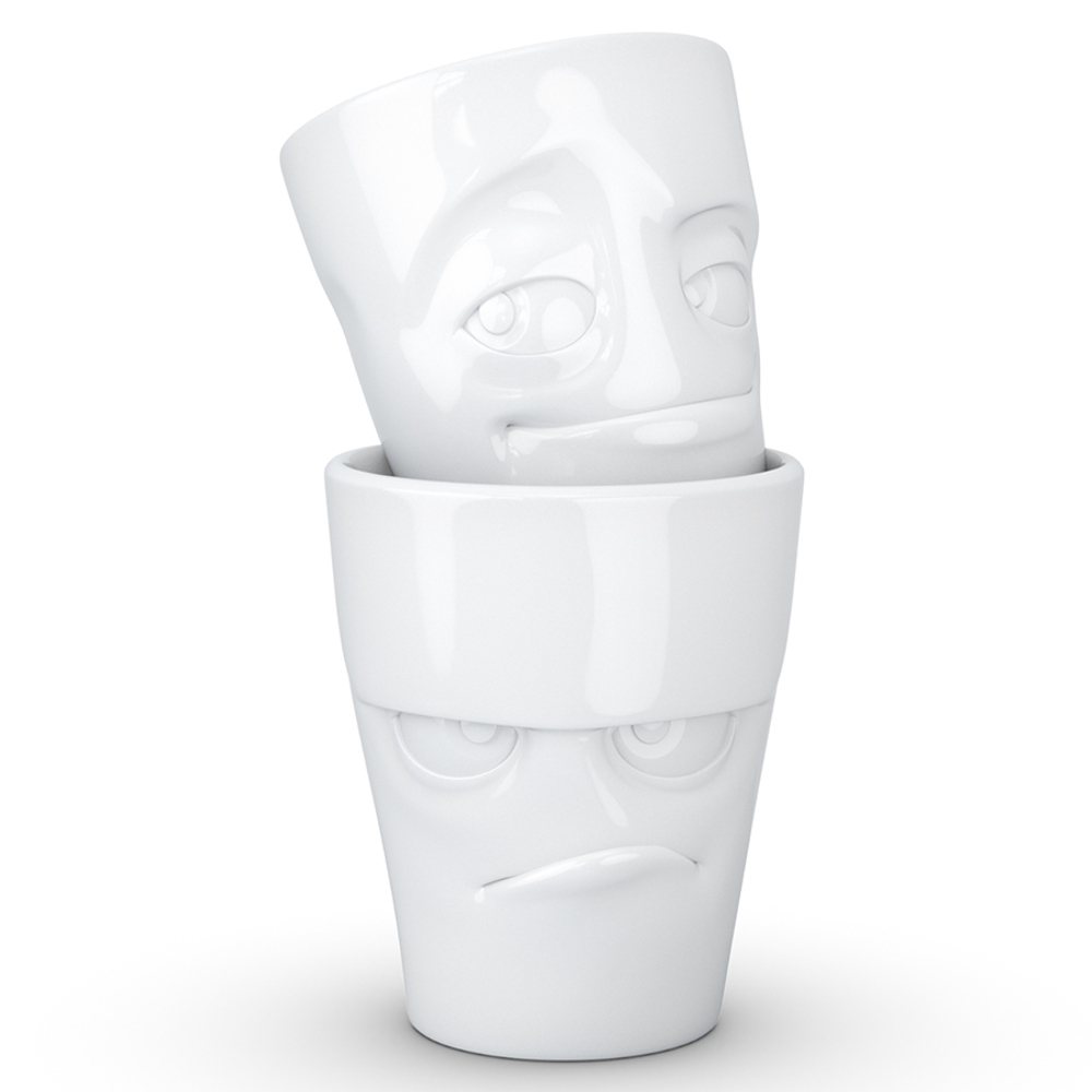 Набор кружек 2шт 350мл Tassen Grumpy & Impish белый