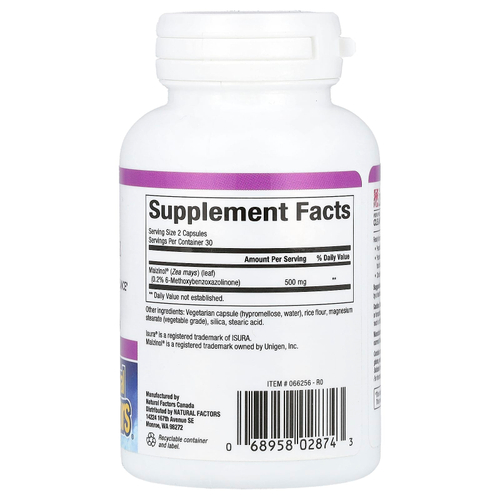 Natural Factors, Stress-Relax®, ZZZ для спокойствия, 60 вегетарианских капсул (250 мг на капсулу)