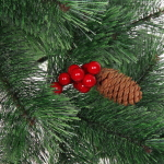 Ёлка «Сказочная принцесса» 120 см, леска, шишки, ягоды (100 веток)