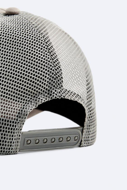 ZARA КЕПКА С РЕЛЬЕФНОЙ НАДПИСЬЮ, СЕРЫЙ