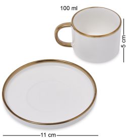 GAEM Art MUG-433/3 Набор из 6 чайных пар