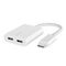 Адаптер Belkin RockStar USB Type-C для аудио и зарядки (F7U081btWH) White