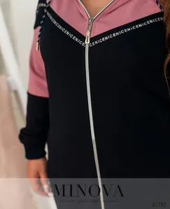 Платье 8-258-синий-фреза Minova