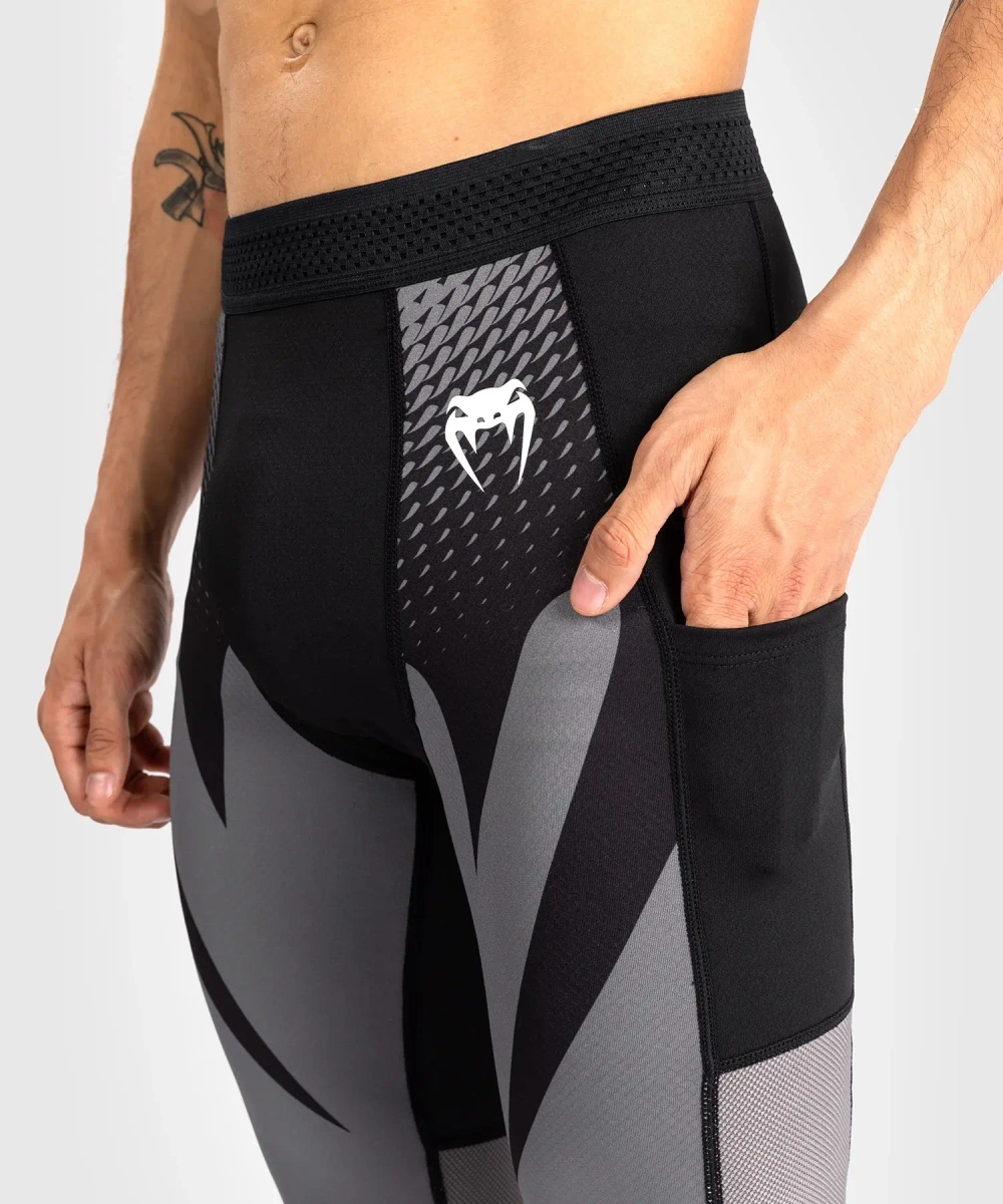 Компрессионные штаны Venum Attack Black