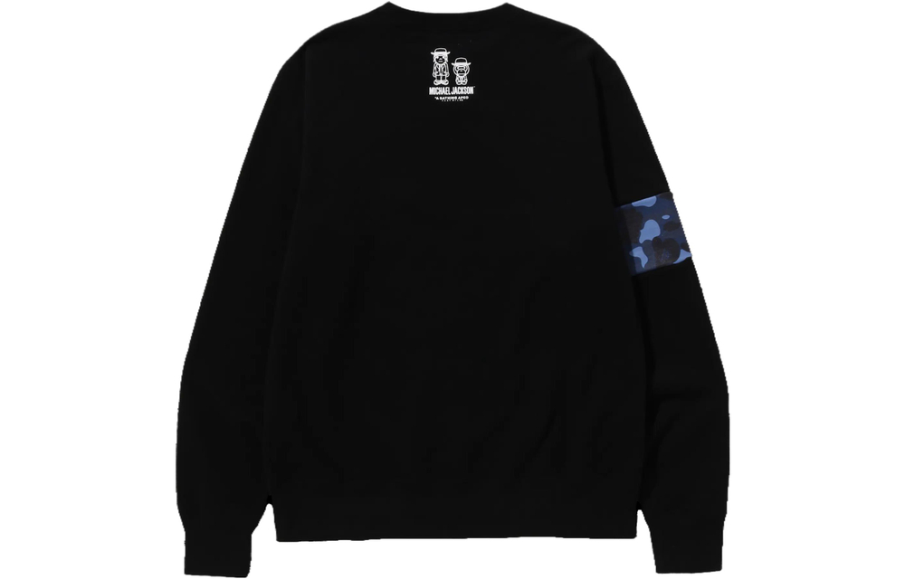 A Bathing Ape X Michael Jackson Baby Milo Crewneck черный