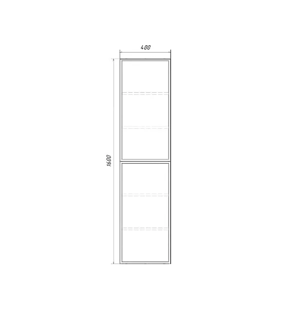 Пенал Comforty Мадрид 00-00017855 серый шелк