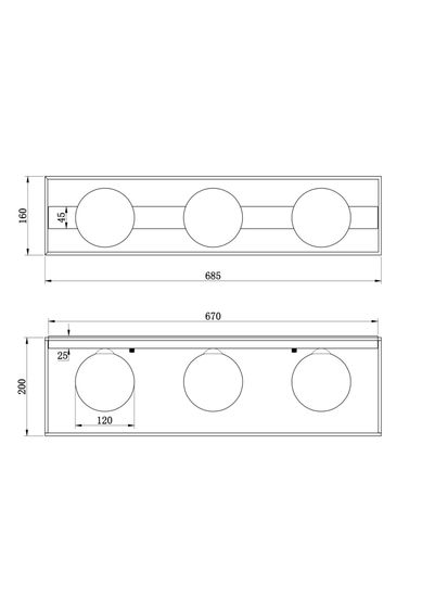 Потолочный светильник Freya FR5113CL-03G