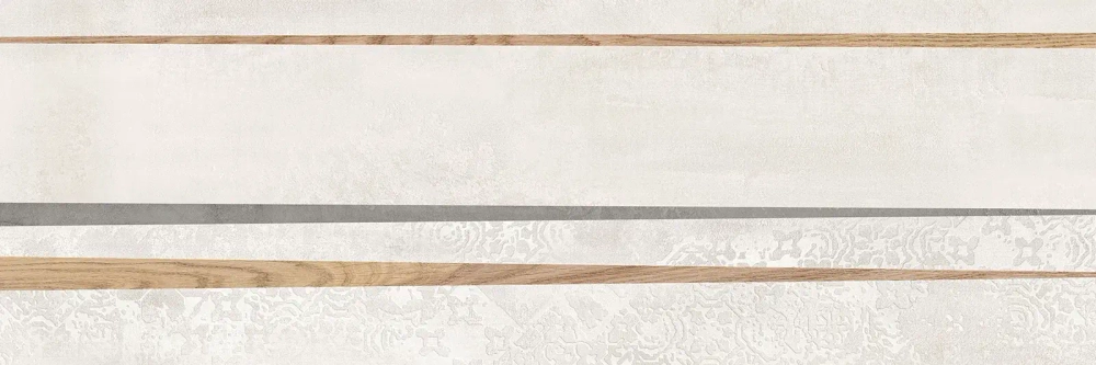 Настенная плитка Alma Ceramica TWU3090DKR14R Dakar 30x90 белая / серая / бежевая под бетон / под дерево / орнамент
