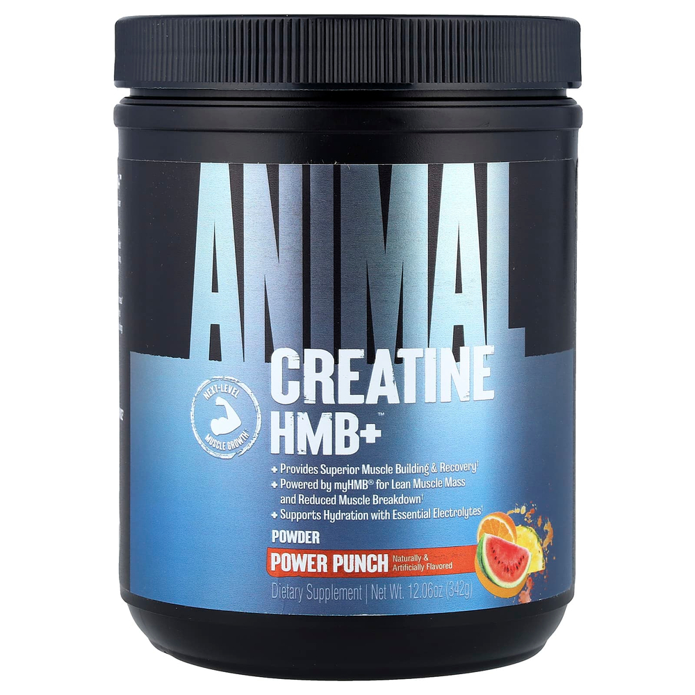 Animal, Creatine HMB+™, порошок, Power Punch, 342 г (12,06 унции)
