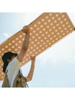 Коврик самонадувающийся Naturehike, 200х65х6 см, с подушкой, бежевый