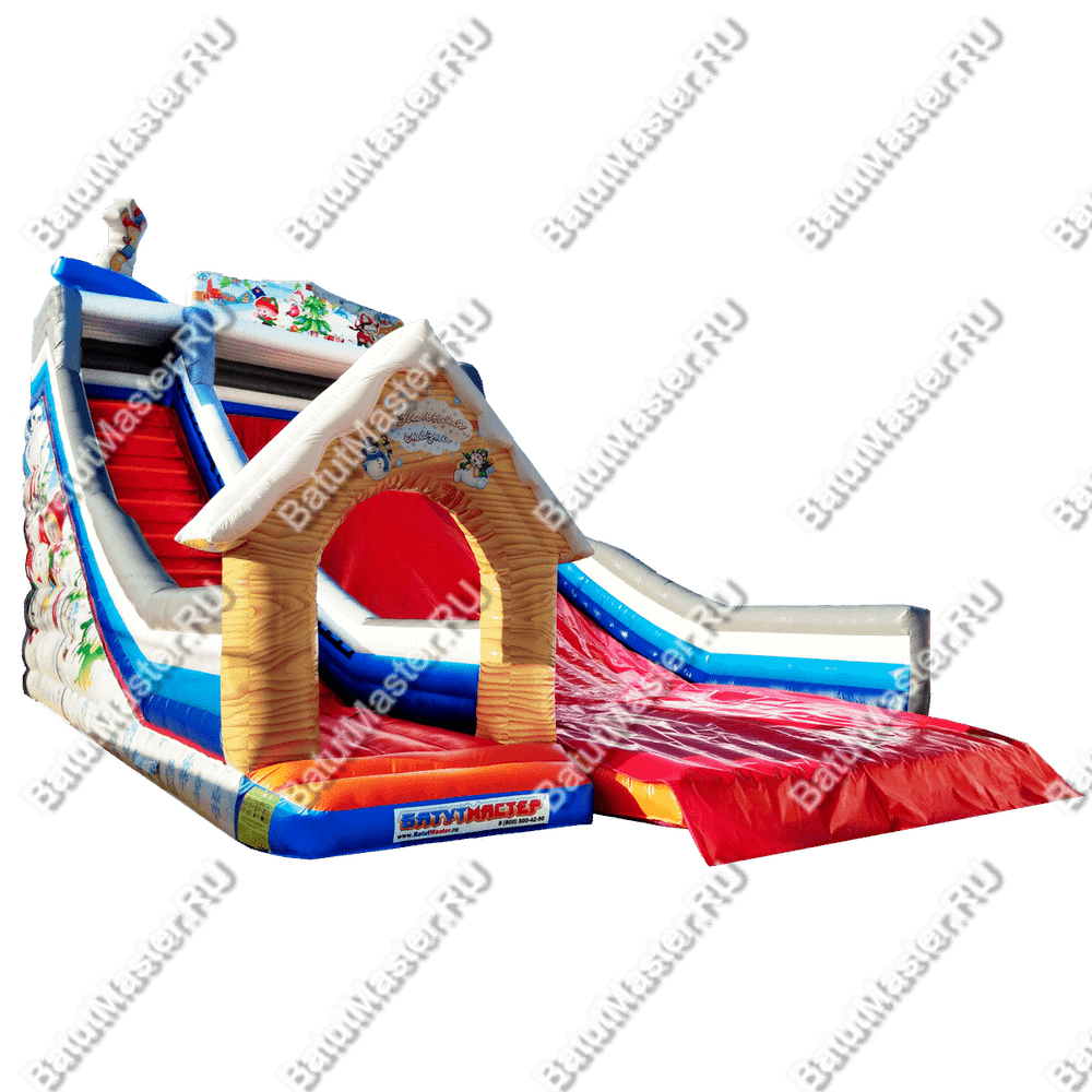 Батут "Зимняя горка" 12.5*8*8.5 м