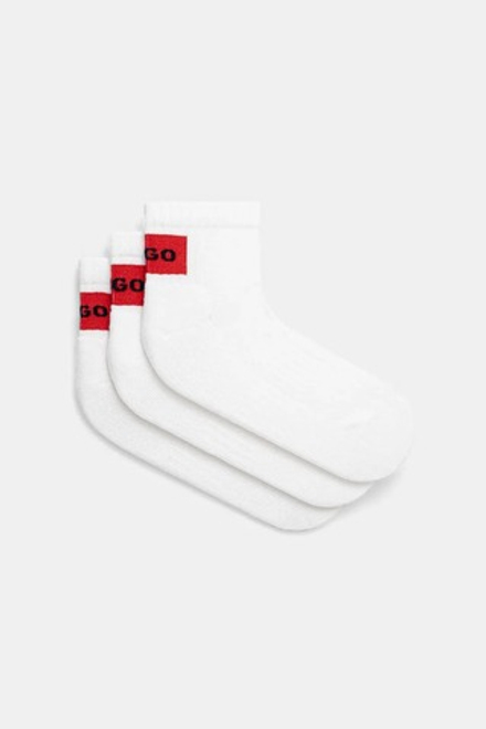 Носки (3 пары) мужские HUGO 3P SH RIB LABEL CC