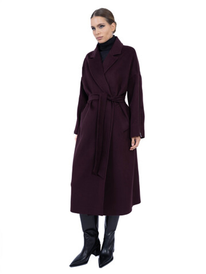 Пальто спущенное плечо, рукава на молнии