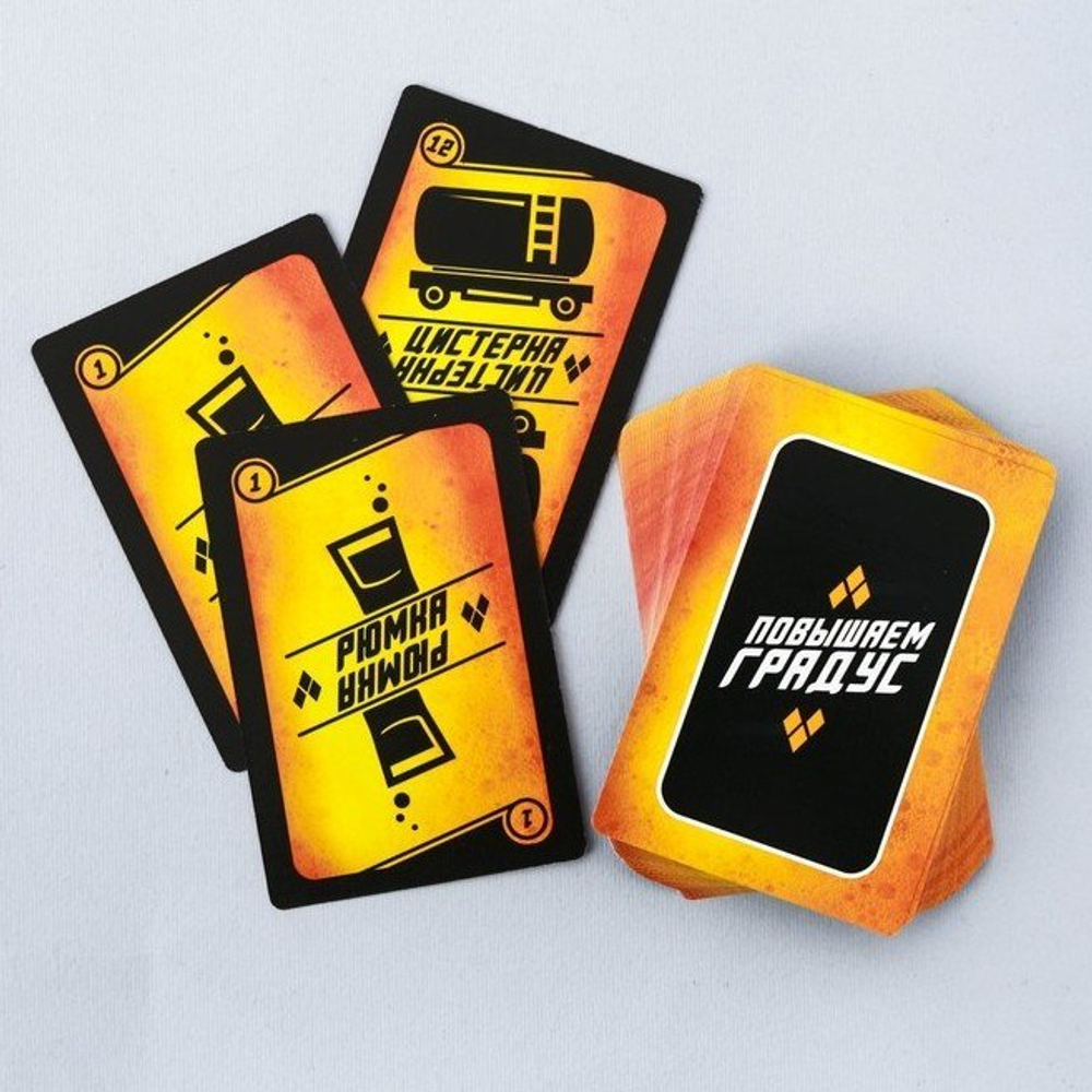 Настольная алкогольная игра «Повышаем градус»