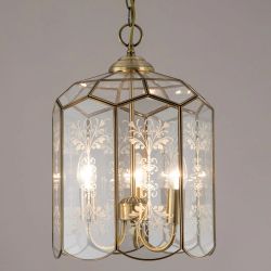 Citilux Витра-2 CL442230 Люстра подвесная витражная Бронза