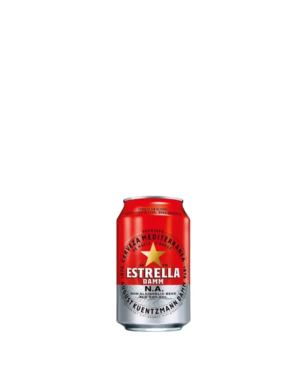 Estrella Damm безалкогольное 250 мл.