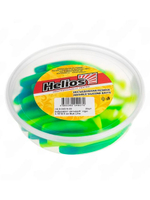 Виброхвост несъедобный Helios Vigor 3,75"/9.5 см White 20шт. (HS-6-001-N-20)